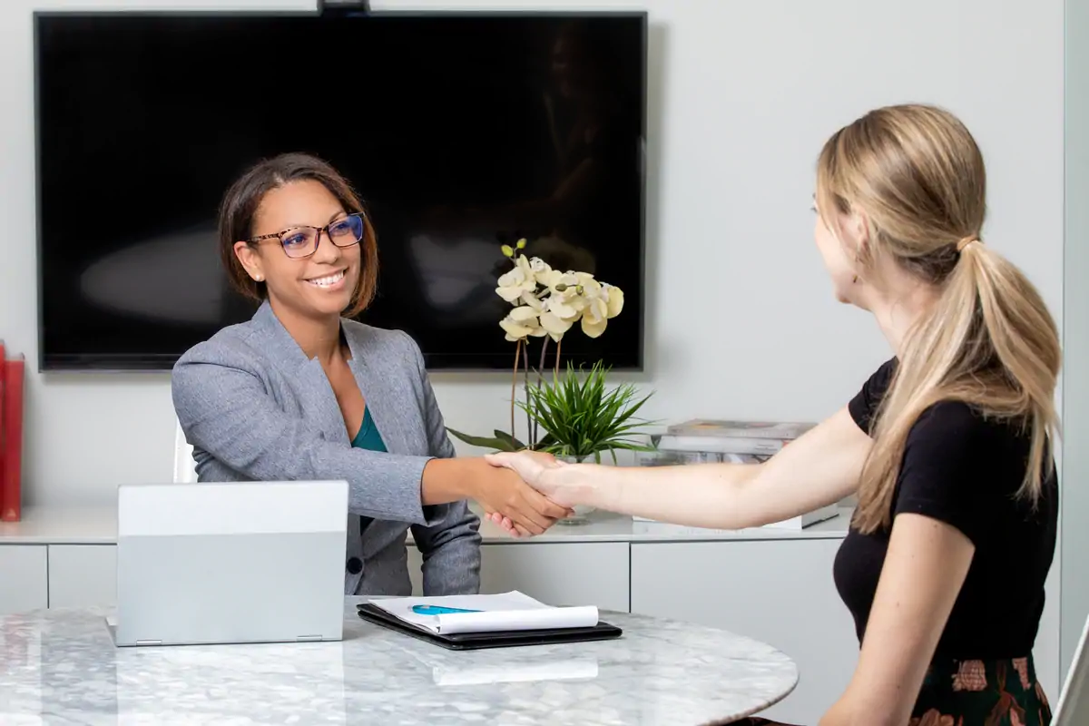 Inside the Bernhardt Riley offices — Athena Pearl Riley at work